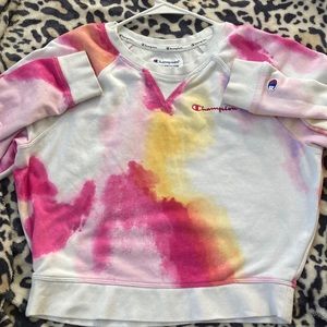 Tie die champion sweater